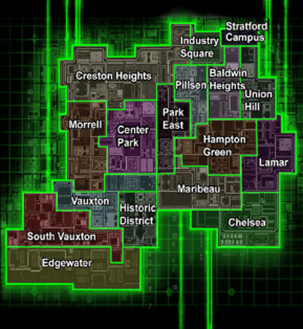 Downtown District Map